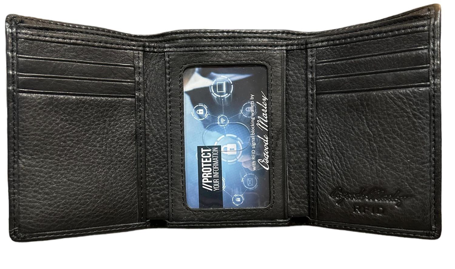 1234 RFID ID Trifold, Colour: Black
