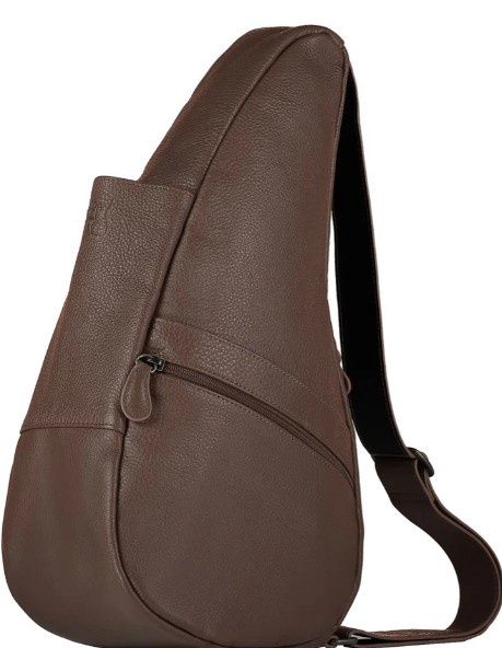 5103 Small Leather Ameribag, Colour: Espresso, Size: Small