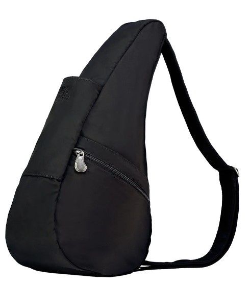 7104 Medium Microfiber Ameribag, Colour: Black, Size: Medium