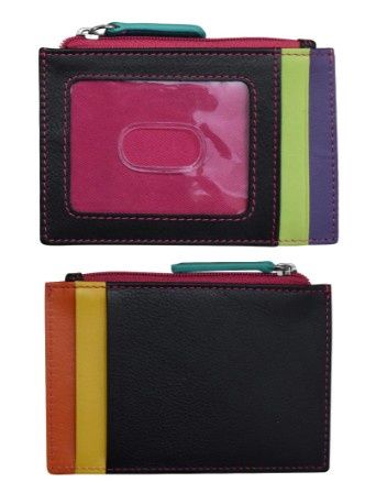 7416 RFID Credit Card/ID Holder, Colour: Blk/Brights, Size: 4"x3"