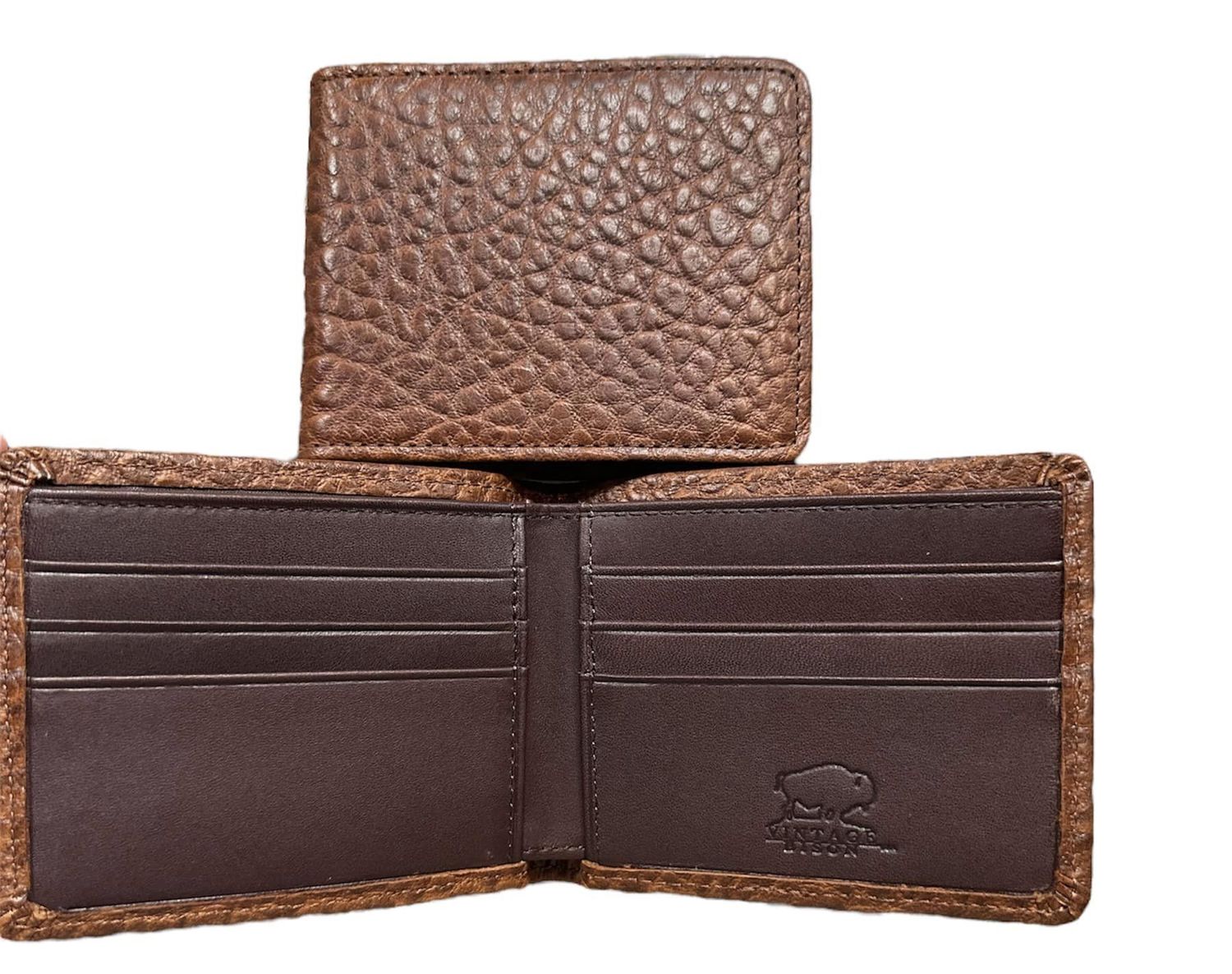 W-103 "Mesa" Bifold Wallet, Colour: Peanut, Size: Made in USA