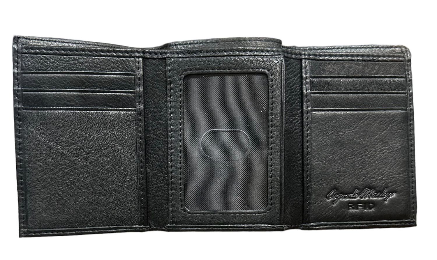 1205 RFID Double ID Trifold | Osgoode Marley, Colour: Black