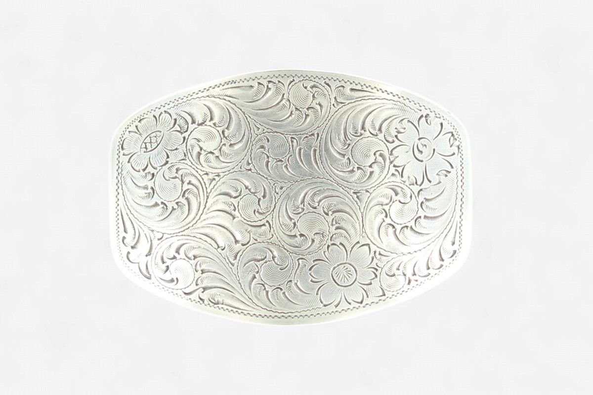 37238 ANt Silver Rectangle Buck, Colour: Ant Silver