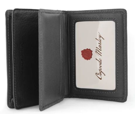 1230 RFID Extra Page Card Case | Osgoode Marley, Colour: Black