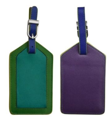 6422 Leather Luggage Tag