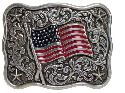 37706 Youth USA Flag Buckle