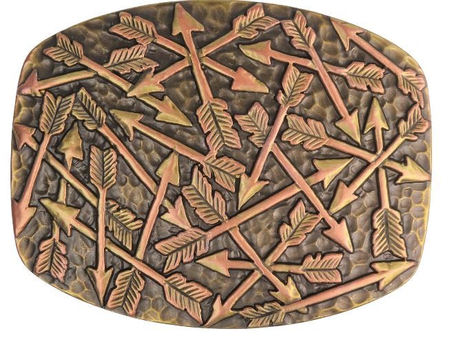 37714 Copper Arrow Buckle, Colour: Copper