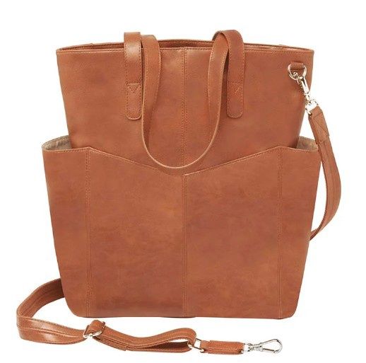 GTM-107 Cowhide Oversized Tote, Colour: Tan