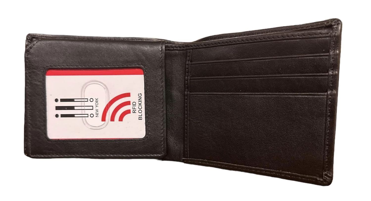7751 RFID Bifold Passcase, Colour: Black, Size: 4.5x3.25x1