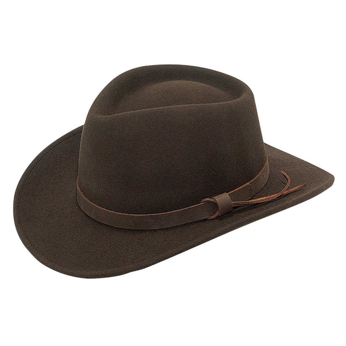 7211202 Durango Crushable Hat, Colour: Brown, Size: Small