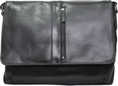 188052 Messenger Bag w/Front Zi