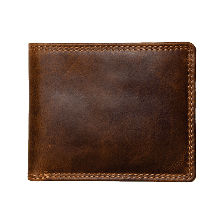 990010 8 Pocket Bifold, Colour: Brown, Size: 4.75 x 3.75