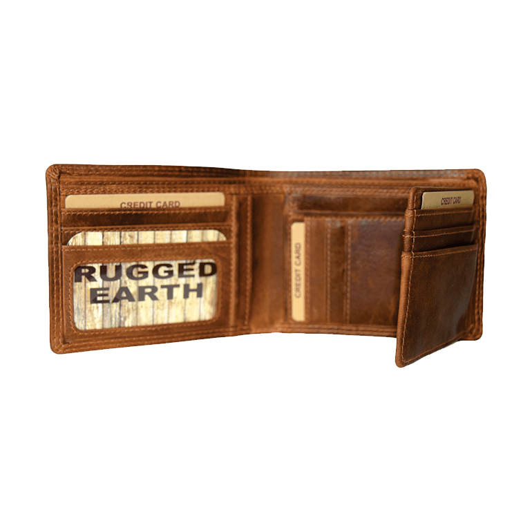 990008 Rugged Side Flap Passcas, Colour: Brown, Size: 4.75x4x.75