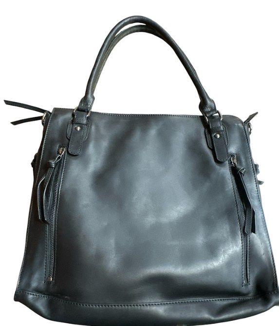 188056 CCTote w/Shoulder Strap, Colour: Black, Size: 14x12x4.5