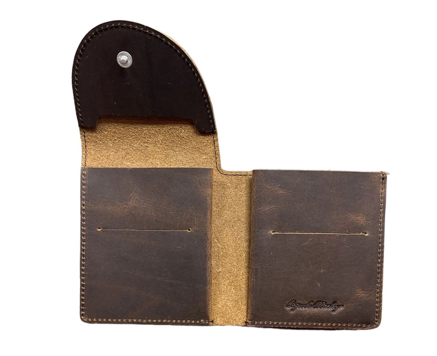 1345 Snap "L" Fold Wallet | Osgoode Marley, Colour: Distressed, Size: L Fold Walle