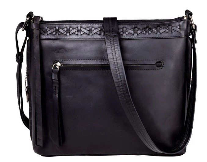 LCL-103 CC Faith Leather Crossb, Colour: Black, Size: 11x9.75x3.5