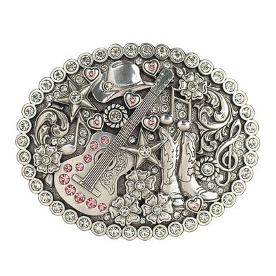 37933 Music Scene Oval Buckle