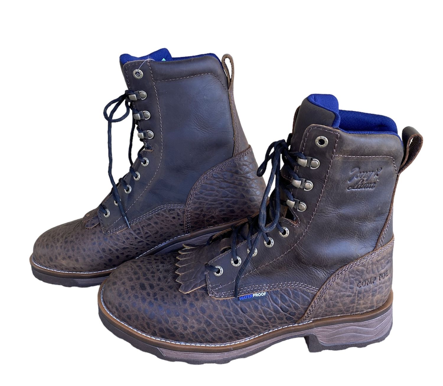 TW3431 High Plains Lace Up W/P Comp Toe Work Boot, Colour: Pecan Brown, Size: 9.5D