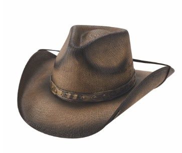 5045 Norbeck Dist Straw Hat, Colour: Dist Tan, Size: Medium
