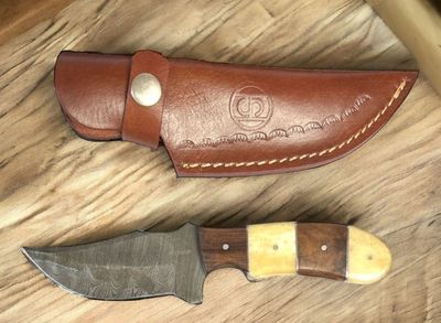CSH-1000 Damascus Knife+Sheath
