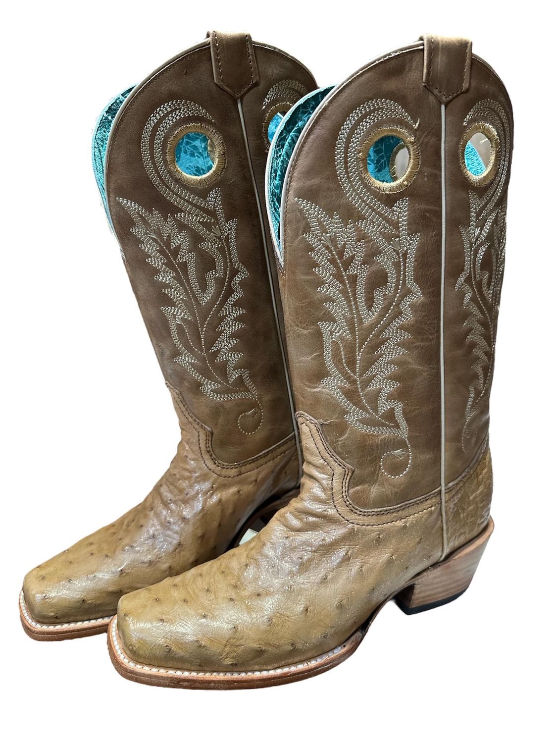 A4561 Honey Ostrich Boot, Colour: Honey Ostrich, Size: 7M