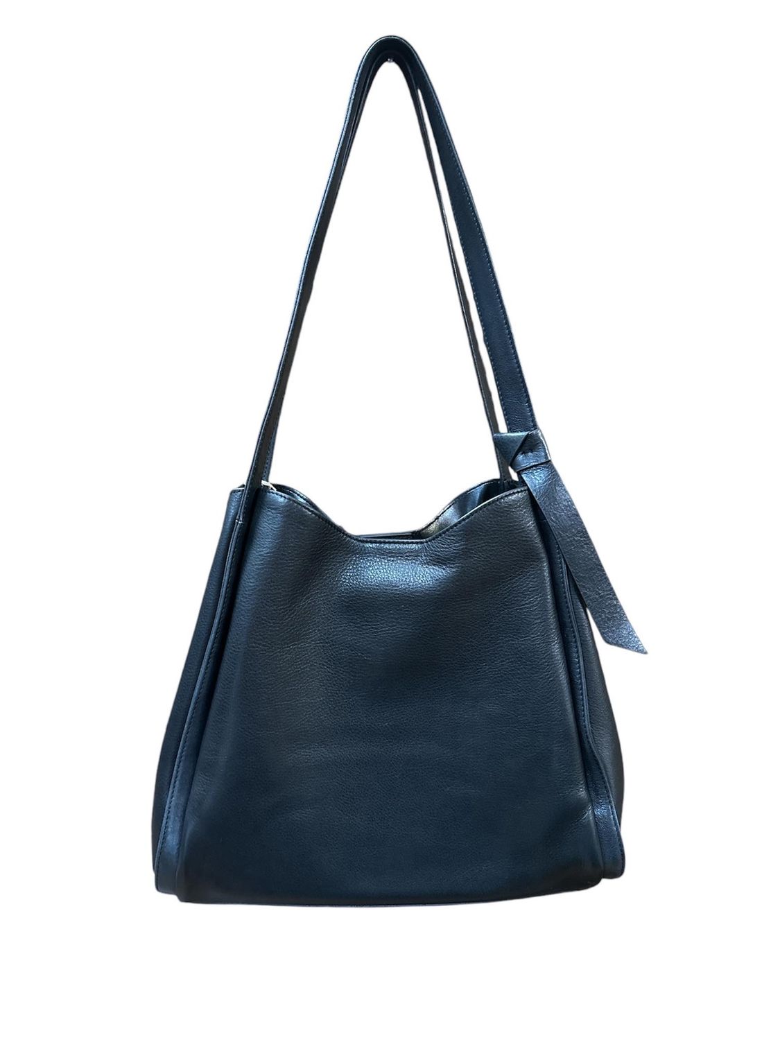 7301 Celeste Middle Zipper Bag, Colour: Black, Size: 12x12x5