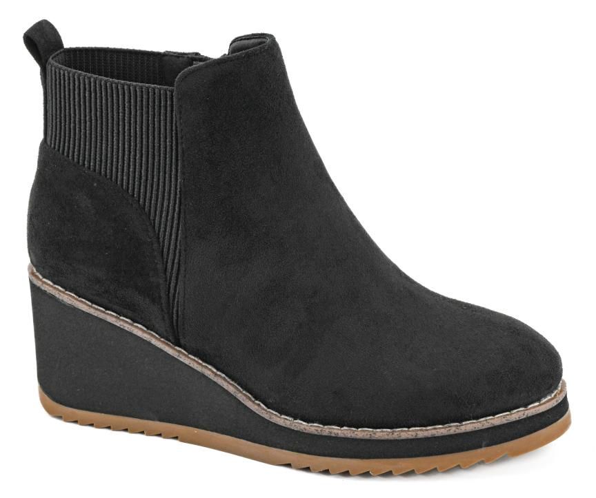 80-0313 Apple Sauced Wedge Shoe, Colour: Black, Size: 7M