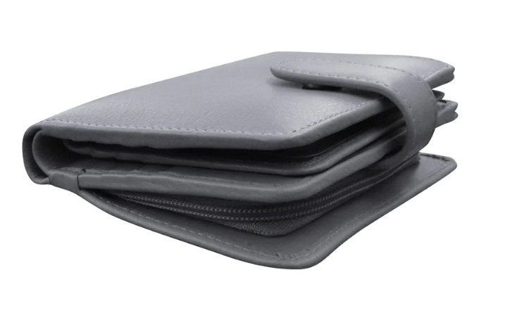 7822 Small Euro Wallet, Colour: Cool Grey