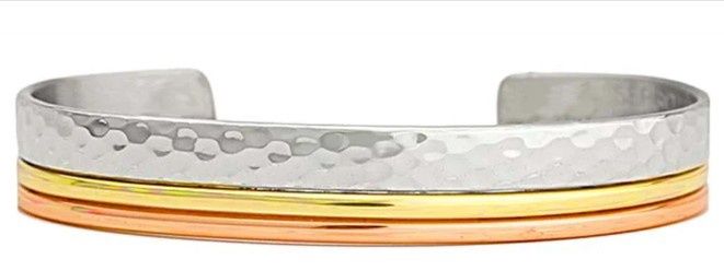 Odd Beauty(451), Colour: Cop/Sil/Brass, Size: Medium