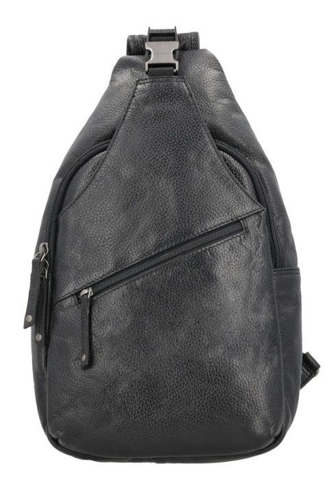 LCL-162 CC Grayson buffalo Leather Sling, Colour: Black