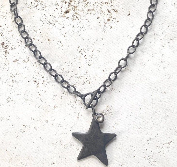 N25270 Rustic Star Necklace, Colour: Rustic