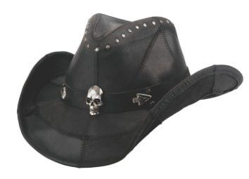 4086 Hardtail Leather Hat