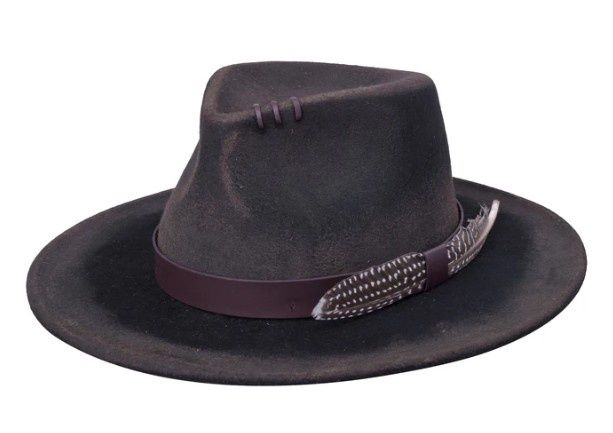 BIGA20049.NO2UE Zingaro Hat, Colour: Black, Size: Small