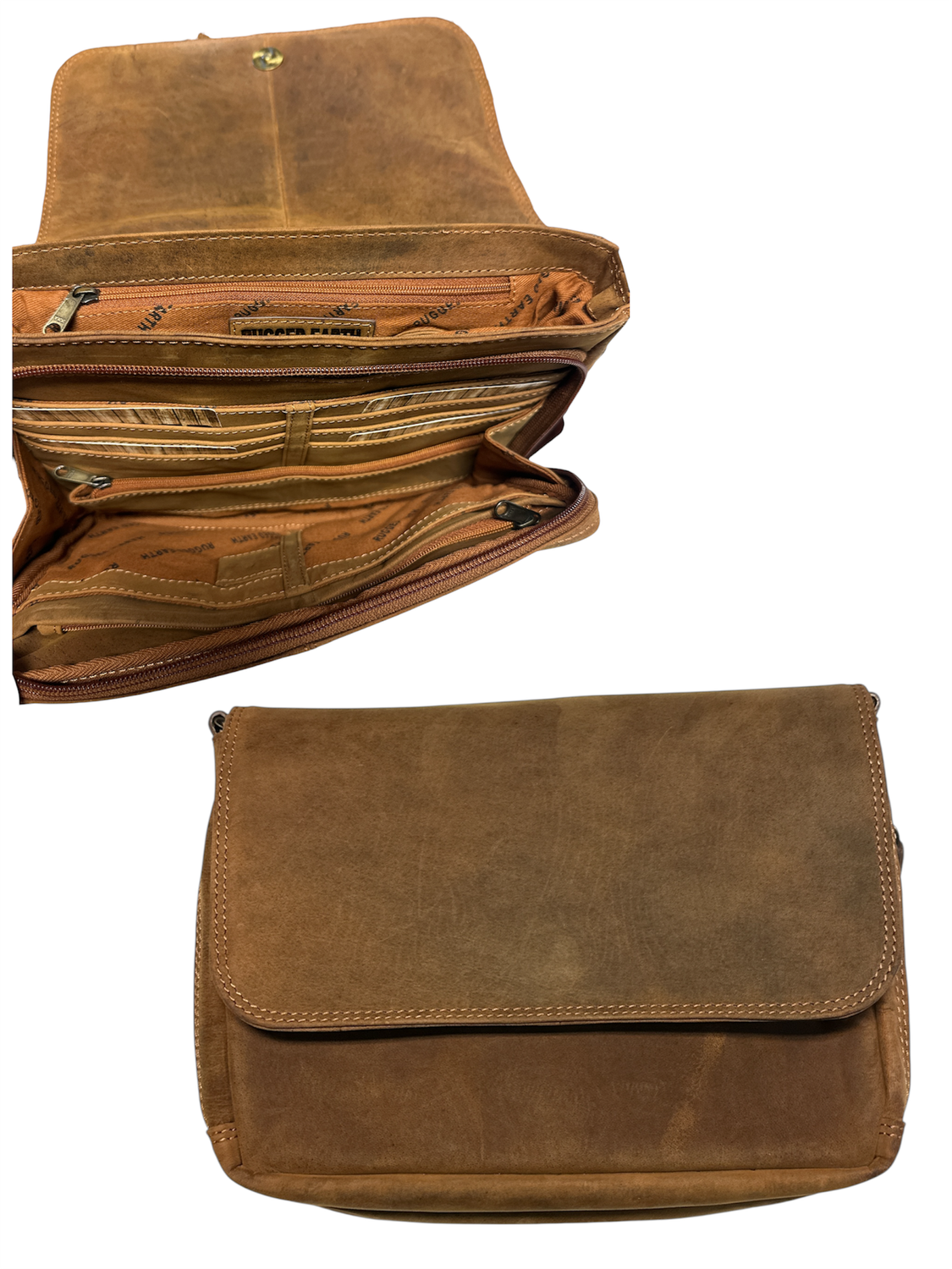 177065 CC Flap Handbag, Colour: Dist Brown