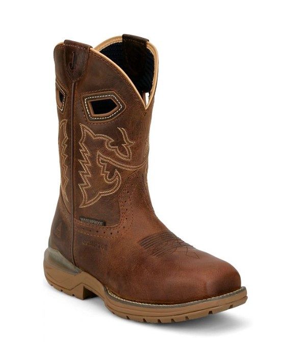 WR4153 OilPatch Water Buffalo Work Boot, Colour: Brown, Size: 8D