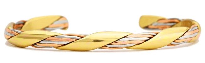 Grapevine(228) Bracelet, Colour: Copper/Brass/Sil, Size: Medium
