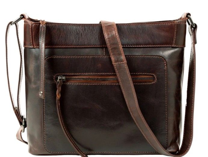 LCL-31 Delaney CC Crossbody, Colour: Dk Mahogany