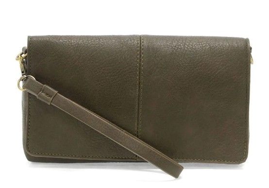 L8189 Everly Organizer Flap Crossbody, Colour: (03)Dk Moss