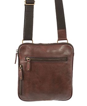 924 Leather Crossbody Bag, Colour: Brown