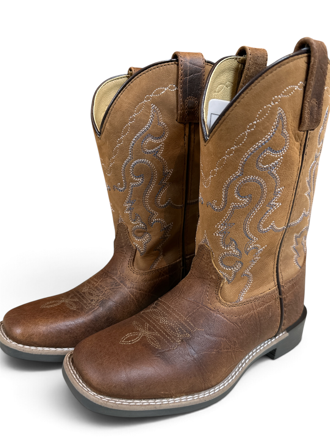 3648C Yuma Square Toe Boot, Colour: Brown, Size: 8.5