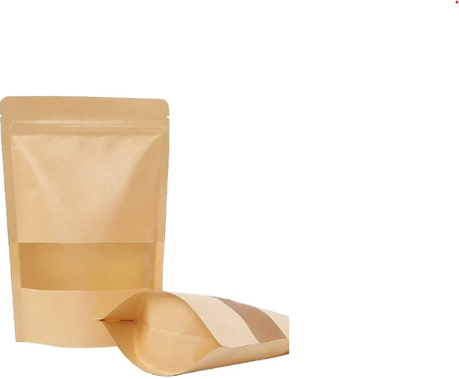 4&quot;X6&quot; KRAFT STAND UP POUCH (50PCS)