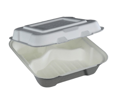 8&quot;X8&quot; BIONATURE  STYRO
HINGE CONTAINERS (10PCS)