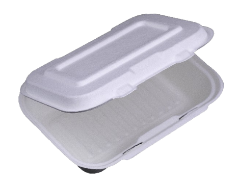 9&quot;X6&quot; BIONATURE  STYRO HINGE CONTAINERS