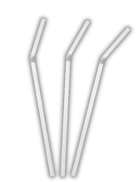 10&quot; FLEXIBLE STRAWS (400 pcs)