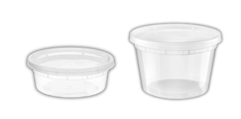 DELI CONTAINERS WITH LIDS (24PCS)