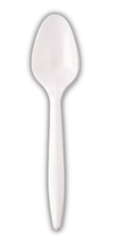 2.5 WHITE TEASPOON (1000PCS)