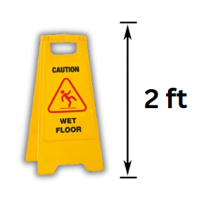 Wet Floor Foldable Sign