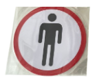 Male Sign Round