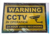 CCTV 24 HR Recording Sign
