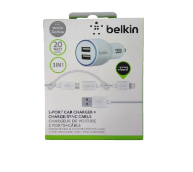 belkin 2 Port USB Car Charger